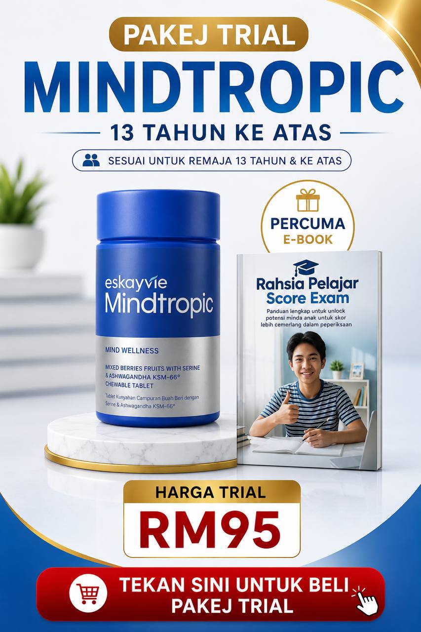 Pakej Trial Dewasa Mindtropic (Bonus 1x Ebook )